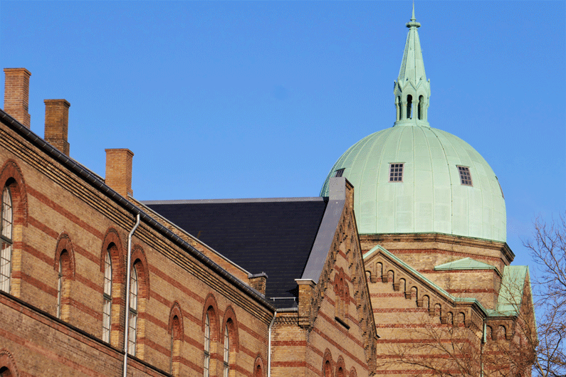 Kommunehospitalet i København tegnet af arkitekt Christian Hansen, fotograf Thomas Roland