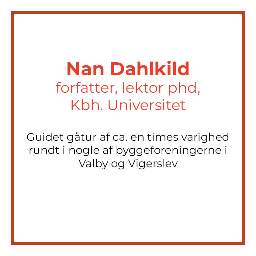 Nan Dahlkild er guide ved byvandring